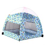 Xm 1 pc pet tente zipper porte octogonale portable oxford tissu maille cage chat cl�ture corbeille - ...