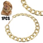 Xm 1pc 36cm r�glable chien punk cha�ne cool animal chiot chien cha�ne collier punk plaqu� or chat produits ...