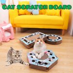 Xm 3 taille chat jouets chat planche a gratter tampon griffoir chaton ondul� papier coussin chats meulage ...