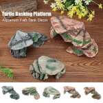 Xm 6 motifs de tortues en r�sine plate - forme de basking aquarium r�servoir de poissons rampe de tortue ...