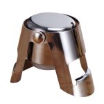 Xm en acier inoxydable champagne vin bouchon de bouteille portable scellant bar bouchon vin mousseux ...