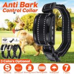 Xm avertissement indicateur sonore chien de compagnie usb charge anti - aboiement collier contr�le train ...