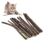 Xm bton de dentifrice molar chat de chat 10 pices dents de chat naturel pur dents de nettoyage de chat ...