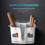 Xm bote de rangement de cuillres murale tube de baguettes cage de vidange support de porte - vaisselle ...