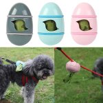 Xm bo�te de rangement en forme d'oeuf distributeur de sacs poubelle pour animaux de compagnie bo�te de ...