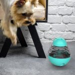 Xm boule de nourriture pour chiens jouet interactif distribution de friandises jouet qi intelligent fuite ...