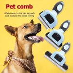 Xm brosse d�tachable peigne pour animaux peigne pour animaux domestiques chiot chat brosse pour cheveux ...