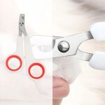 Xm ciseaux coupe - ongles en acier inoxydable pour animaux domestiques tondeuse a ongles griffe de chien ...