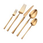 Xm coffrets de couteaux et couteaux en acier inoxydable couverts cuillres fourchettes et couteaux 18 ...