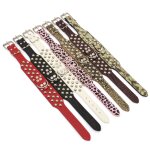 Xm colliers en cuir pu 5x51cm pour animal domestique chien chat crampons rivets clout�s colliers sangle ...