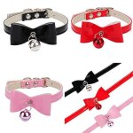 Xm colliers en faux cuir pour chiens ajustables pour chiots chiens pour animaux domestiques collier a ...