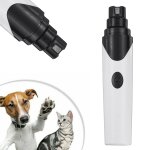 Xm coupe - ongles rechargeable pour animaux de compagnie chien coupe - ongles indolore muet usb automatique ...