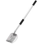 Xm cuill�re a liti�re pour chats en m�tal avec profonde pelle et long manche tamis a liti�re amovible ...