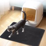 Xm eva tapis de litière double couche pour chat tapis trappeuse avec couche inférieure etanche lit de ... Xm eva tapis de litière double couche pour chat tapis trappeuse avec couche inférieure etanche lit de ...
