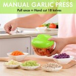 Xm hachoir a oignon manuel multifonction broyeur d'aliments cuisine hachoir a oignon manuel coupe - ail ...