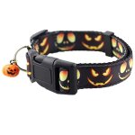 Xm halloween s�rie chien cloche collier fournitures pour animaux de compagnie mignon r�glable collier ...