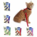 Xm harnais en nylon durable pour animaux laisse pour animaux domestiques sangle de chaton corde de s�curit� ...
