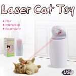Xm jouet interactif pour chien de compagnie electrique jouet pour chat a chargement laser usb avec lumi�re ...