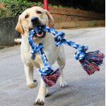 Xm jouet a m�cher chien indestructible animal domestique coton naturel dur pour race moyenne et grande ...