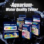 Xm kit de testeur de qualit d'eau d'aquarium aquarium ph no2 no3 nitrite nitrate de chlore eau d'aquarium ...