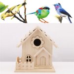 Xm maisonnette en bois pour nid a oiseaux maisonnette a oiseaux en bois fournitures de maison et de jardin ...