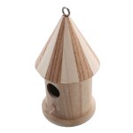 Xm mayitr - maisonnette a oiseaux en bois 1 pi�ce maisonnette a oiseaux accrochable bo�tes a oiseaux ...