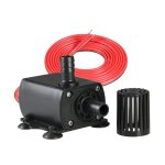 Xm mini pompe a eau sans balais 12v cc avec filtre pompe de refroidissement de l'eau pour fontaine jardin ...