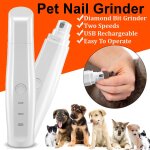 Xm moulin electrique a ongles pour animaux domestiques auto - tondeuse a ongles pour chien chat lime ...