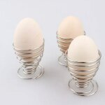 Xm nouveaux styles offres spciales cuisine petit djeuner dur en mtal oeuf tasse spirale printemps ...