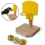 Xm panier de basket - ball perroquet perroquet puzzle jouet d'entra�nement oiseau support de basket - ...