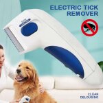 Xm peigne nettoyant anti - puces pour animaux de compagnie peigne electrique pour chien brosse de nettoyage ...