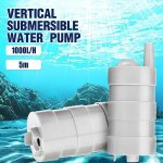 Xm pompe a eau submersible a haut d�bit 5m pompe a eau pour camping - car caravane r�servoir de poisson ...