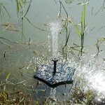 Xm pompe solaire flottante pompe de fontaine d'eau pompe a eau kit de panneaux pour piscine etang de ...