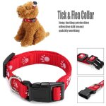 Xm puces et tiques collier pour chien anti parasites moustique chien colliers couleur alatoire
