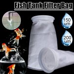Xm sac de filtre 150 / 200 microns nouvelle chaussette de filtre 105x230mm pour aquarium de poissons ...