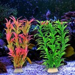Xm simulation de r�servoir de poissons 2 couleurs faux gazon d'herbe d'eau fausses plantes sous - marine ...