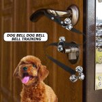 Xm sonnette d'entra�nement pour chiens corde r�glable sonnette de porte de communication fournitures ...