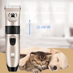 Xm tondeuse professionnelle pour animaux de compagnie rechargeable par usb electrique pour chien chat ...
