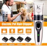 Xm tondeuse professionnelle pour chien a faible bruit pour animaux de compagnie rasoir rechargeable pour ...