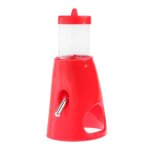 Xue 2 en 1 distributeur automatique de nourriture pour petits animaux non toxique avec base en plastique ...