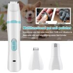 Xue pour chiens tondeuse rasage electrique pour animaux de compagnie broyeur a ongles usb rechargeable ...