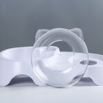 Xue conteneur de protection du cou pour aliments gamelle de chien anti - fuite s�r a double usage stockage ...