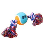 Xue jouet a mcher en coton chanvre corde de nettoyage des dents noeud boule de morsure chiot petits ...