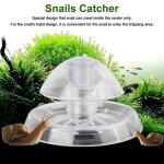 Xue pi�ge a escargot receveur aquarium poisson plante r�servoir en plastique transparent ravageur attraper ...