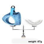 Xui harnais de chat et laisse respirant l�ger pour animaux de compagnie petit chien chiot harnais laisse ...