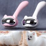 Xui peigne pour chien de compagnie peigne en forme de chien de chat toilettage peignes a long manche ...