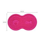 Xui plateau de table tapis antid�rapant animaux, chien chat, liti�re tapis chaton bol d'alimentation, ...