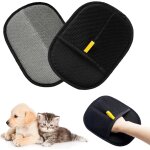 Yemaesre - lot de 2 gants de toilettage magntiques pour chat, gants de toilettage, gants statiques pour ...