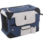Yemaesre - cage de transport - premium qualit chien - geronimo bleu 42x60x42cm - cadre renforc et pliable ...