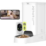 Yemaesre - distributeur croquettes chat automatique avec camra, wifi 2. 4 ghz, vision nocturne, bol ...